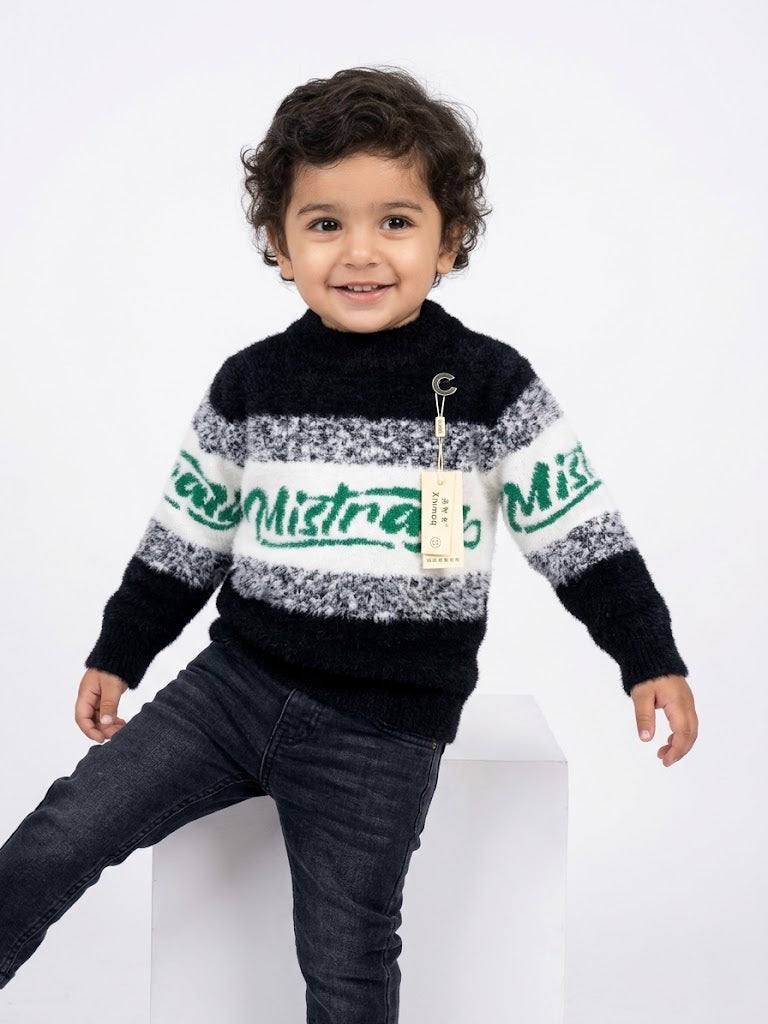 Chunky Ribbed Winter Jumper for Boys