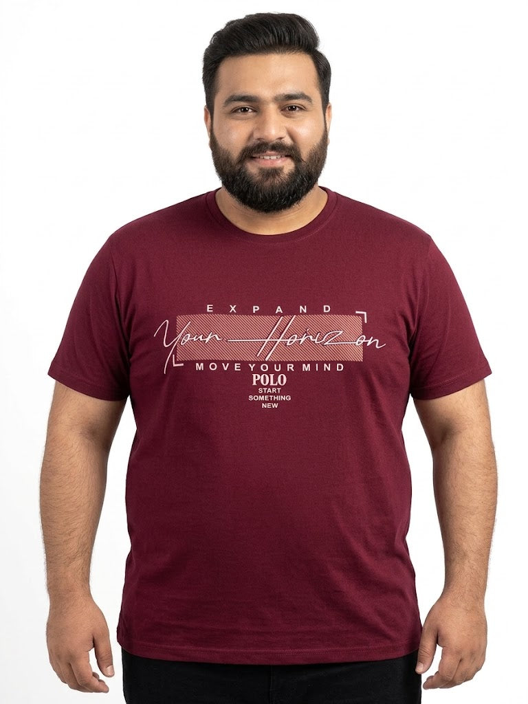 Men’s Casual Horizon T-Shirts in Plus Sizes-Al Noor Clothing Al Noor Clothing
