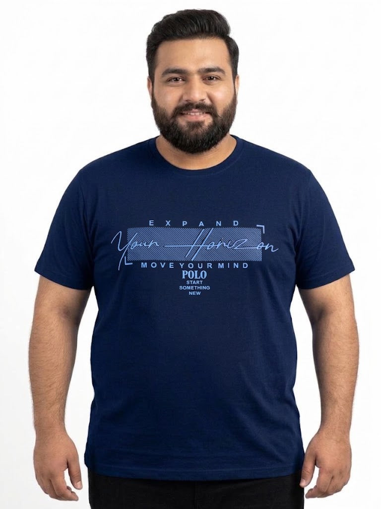 Men’s Casual Horizon T-Shirts in Plus Sizes-Al Noor Clothing Al Noor Clothing
