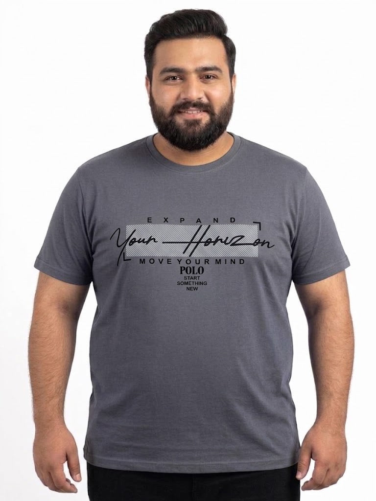 Men’s Casual Horizon T-Shirts in Plus Sizes-Al Noor Clothing Al Noor Clothing