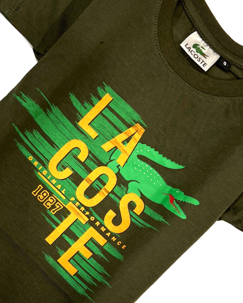 Lacoste Print Tee For Kids