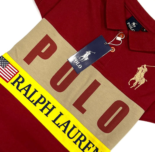 Prime Red Kids Polo T shirt