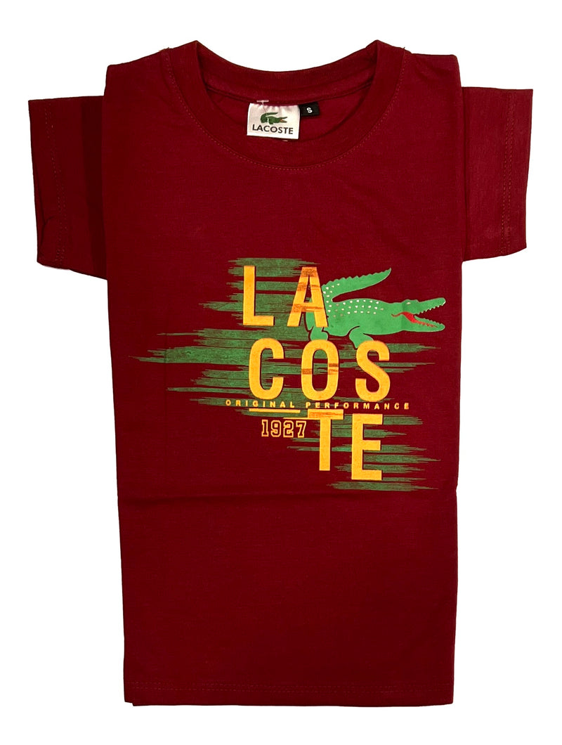 Lacoste Print Tee For Kids