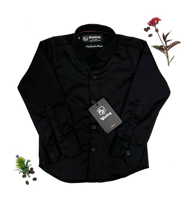 Trendy Black  Shirt For Kids