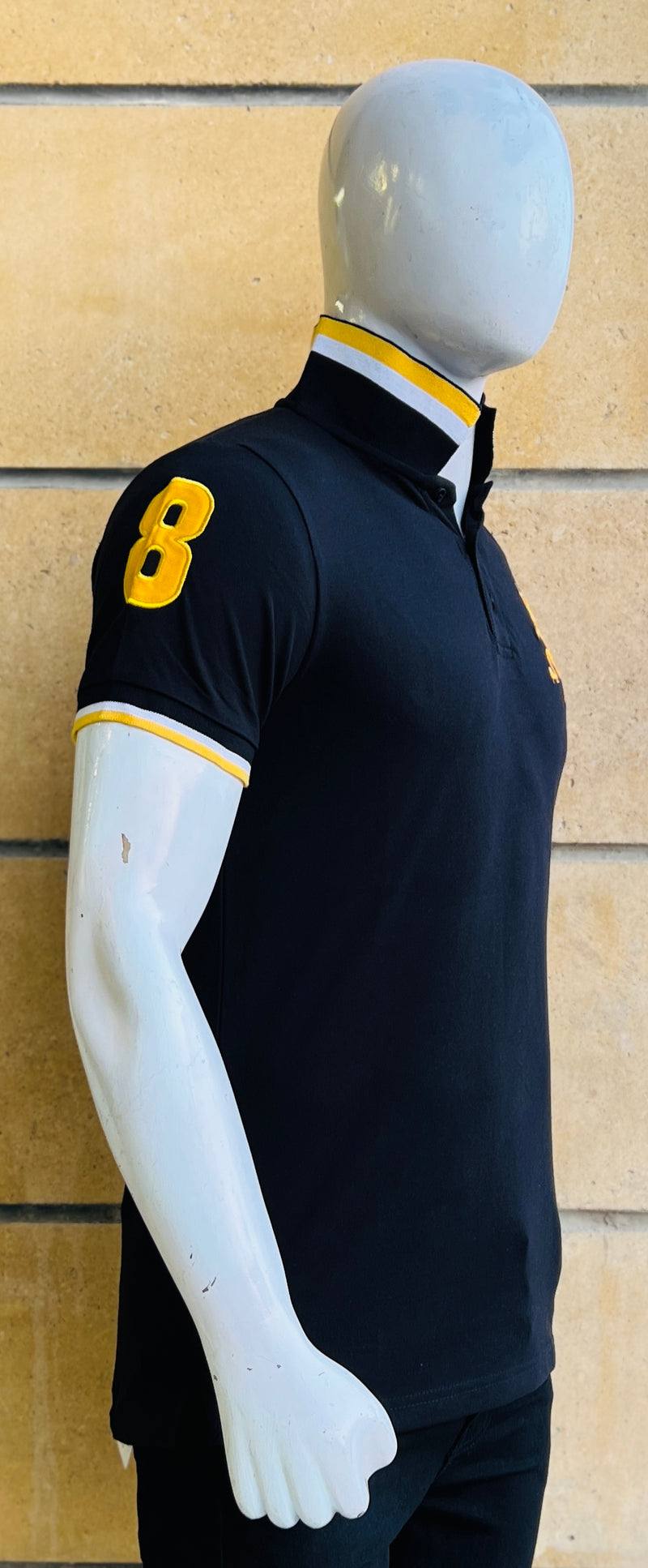 Premium Black Men's Polo Tee