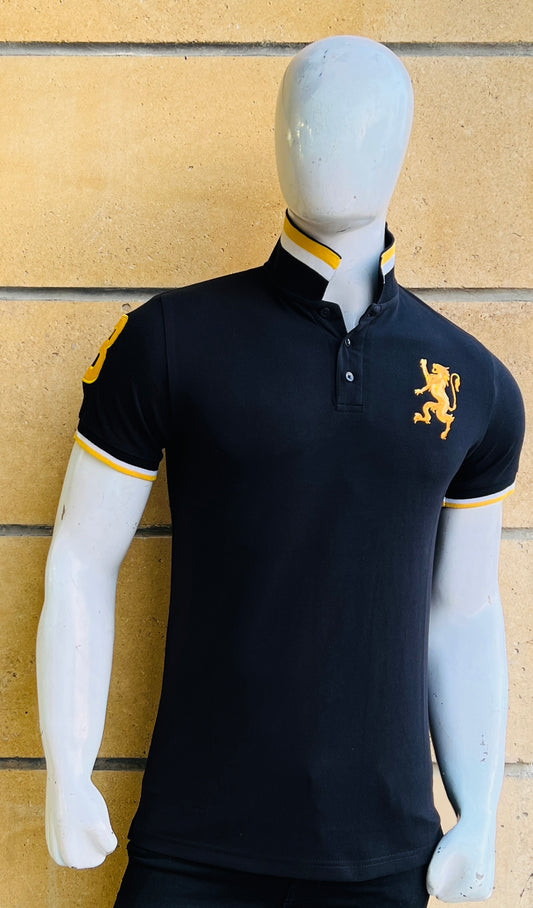 Premium Black Men's Polo Tee