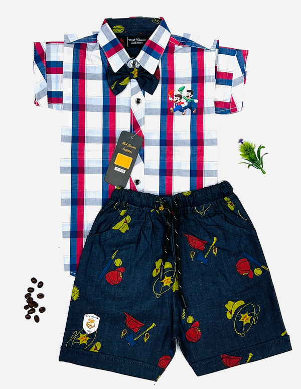 Boy's Half Sleeves 2 piece Suits
