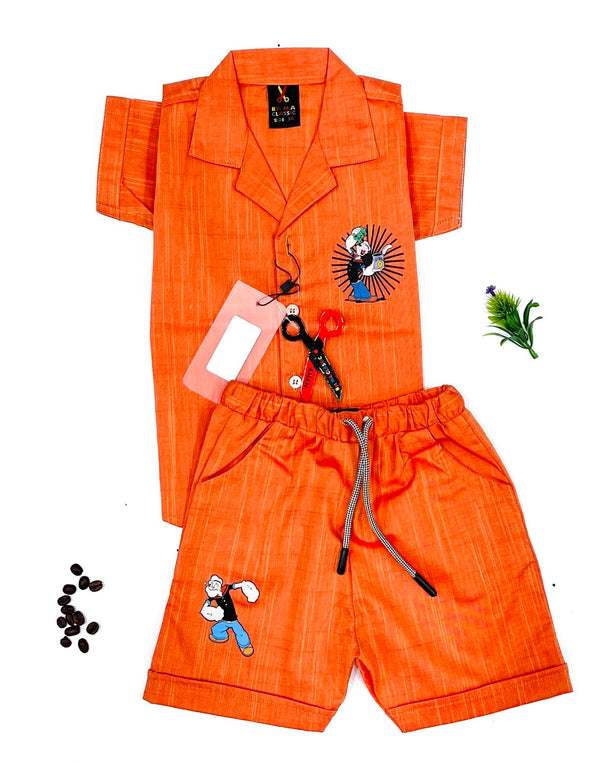 Boy's Half Sleeves 2 piece Suits