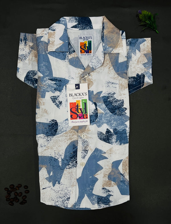 Boy's Printed Half Sleeves Shirt