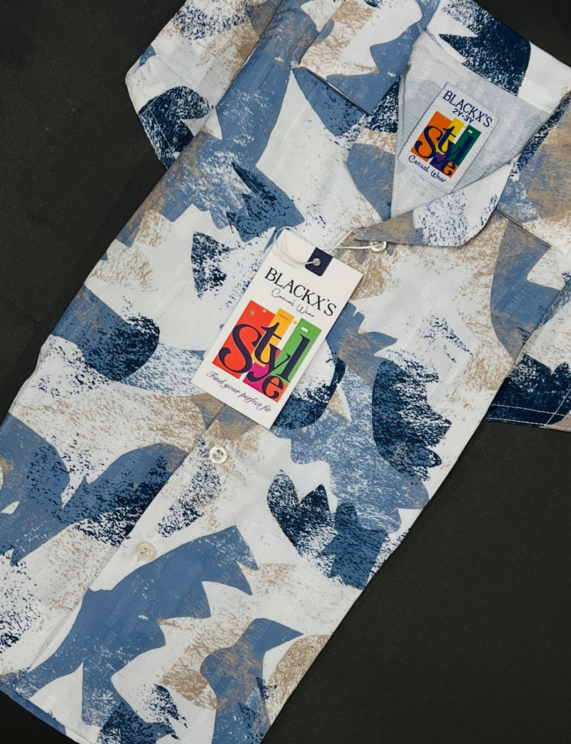 Boy's Printed Half Sleeves Shirt