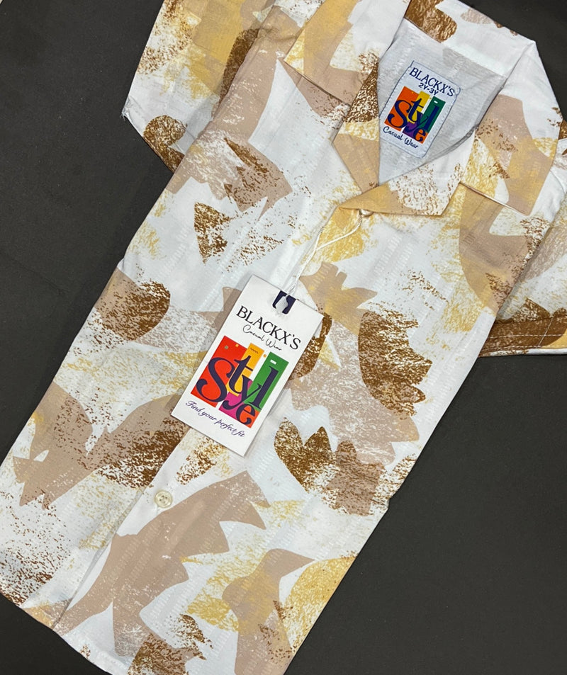 Boy's Printed Half Sleeves Shirt