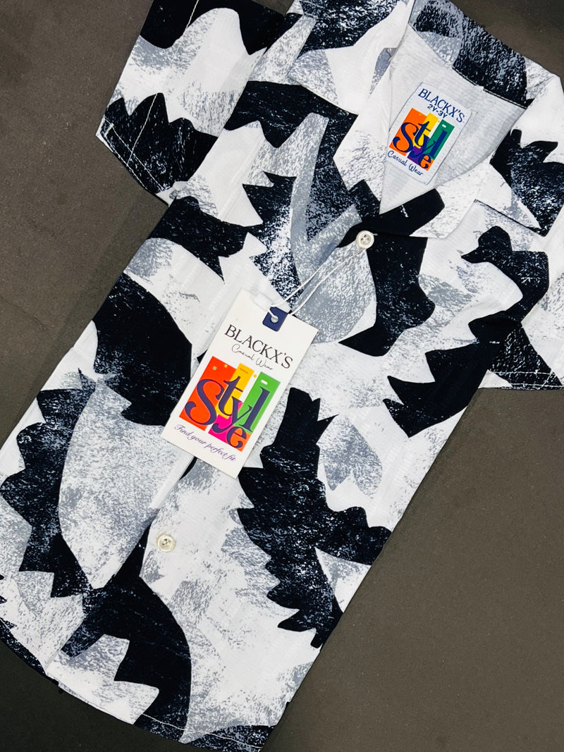 Kid's Printed Half Sleeves Shirt