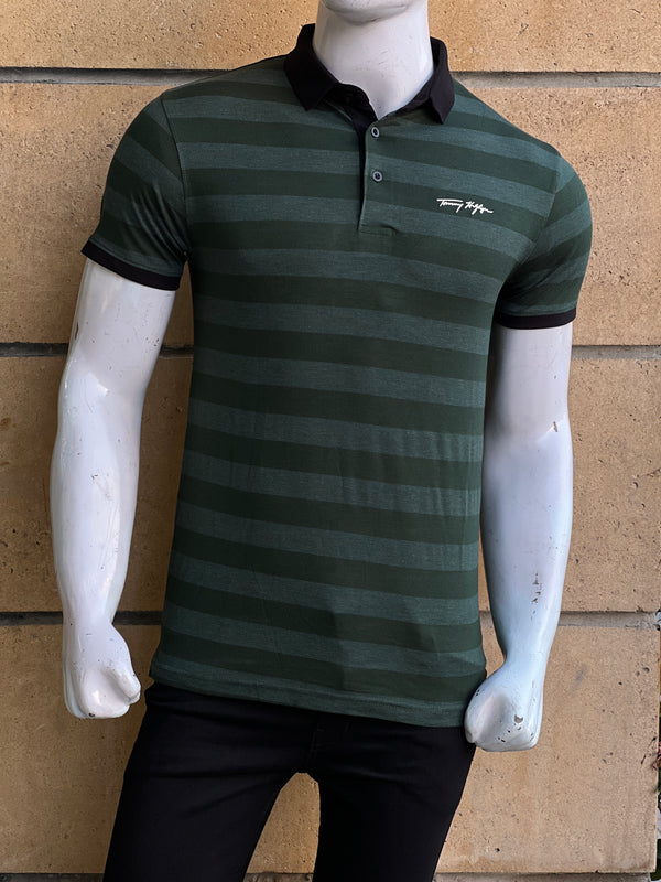Trendy Stripes Polo T shirt