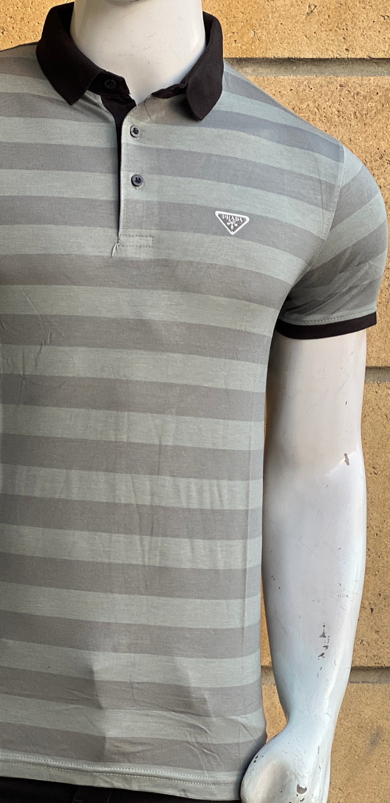Trendy Stripes Polo T shirt