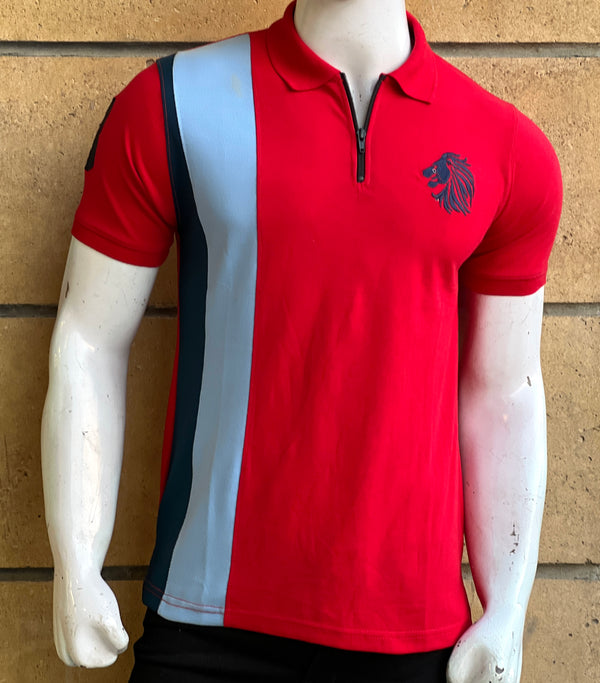 Men's Stylish Zip Polo