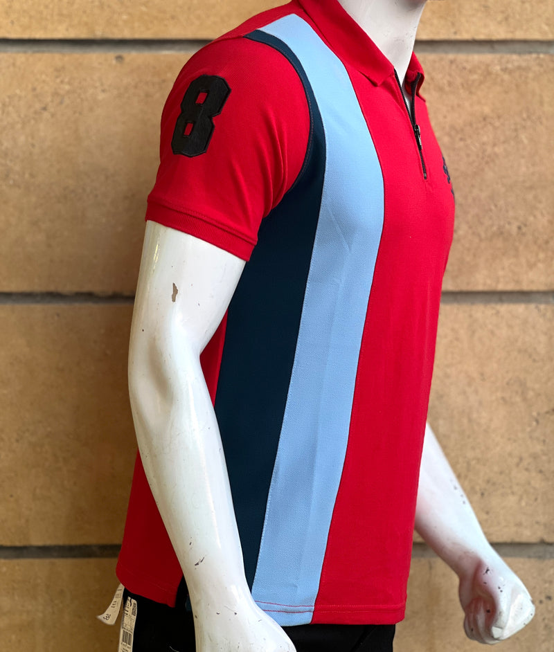 Men's Stylish Zip Polo