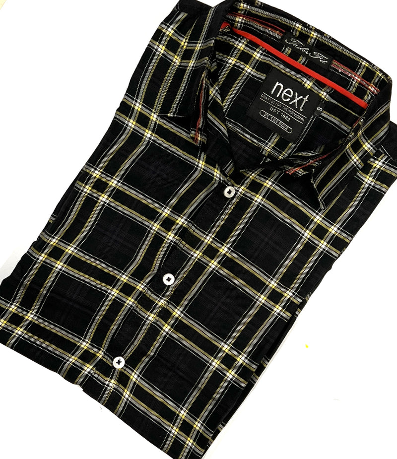 Men's Half Sleeves Check Shirt