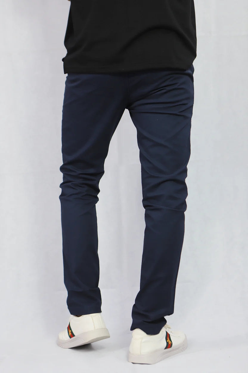 Premium Men's Slim Fit Cotton Chinos Pants