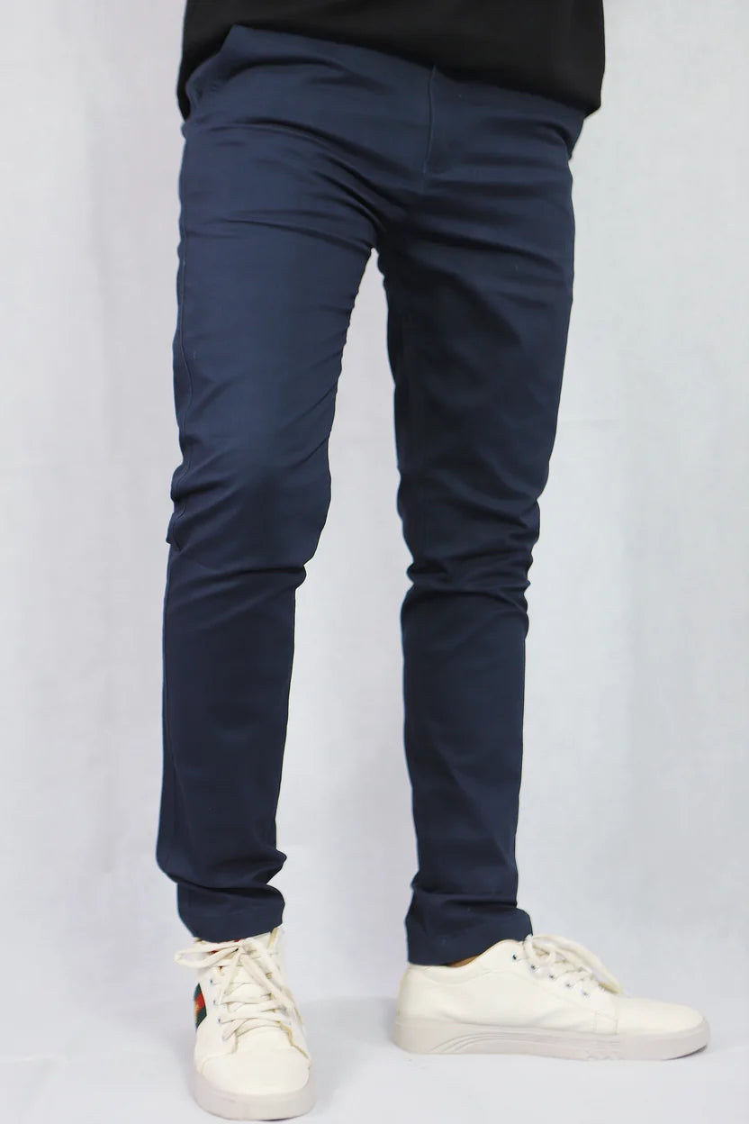 Premium Men's Slim Fit Cotton Chinos Pants
