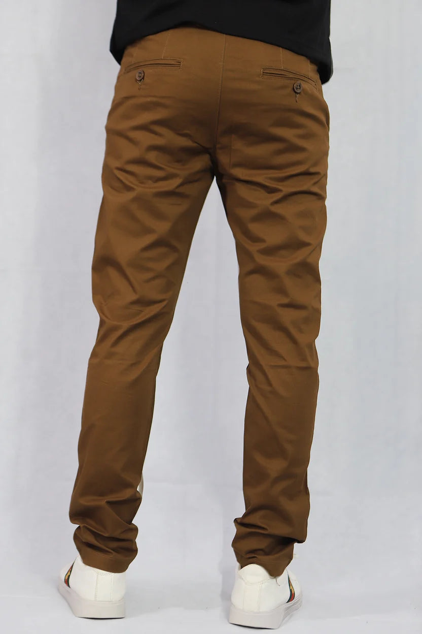 Premium Men's Slim Fit Cotton Chinos Pants