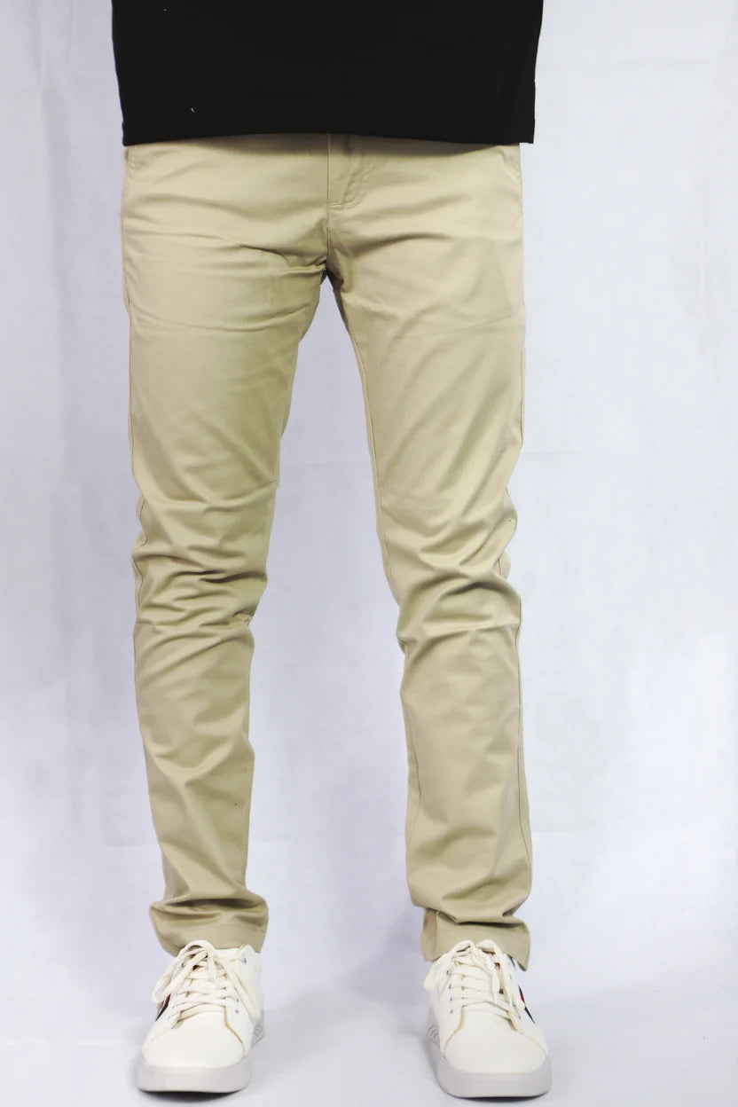 Premium Men's Slim Fit Cotton Chinos Pants
