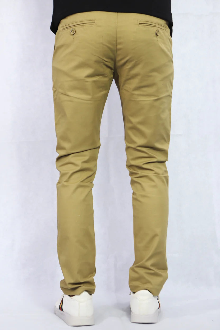 Premium Men's Slim Fit Cotton Chinos Pants