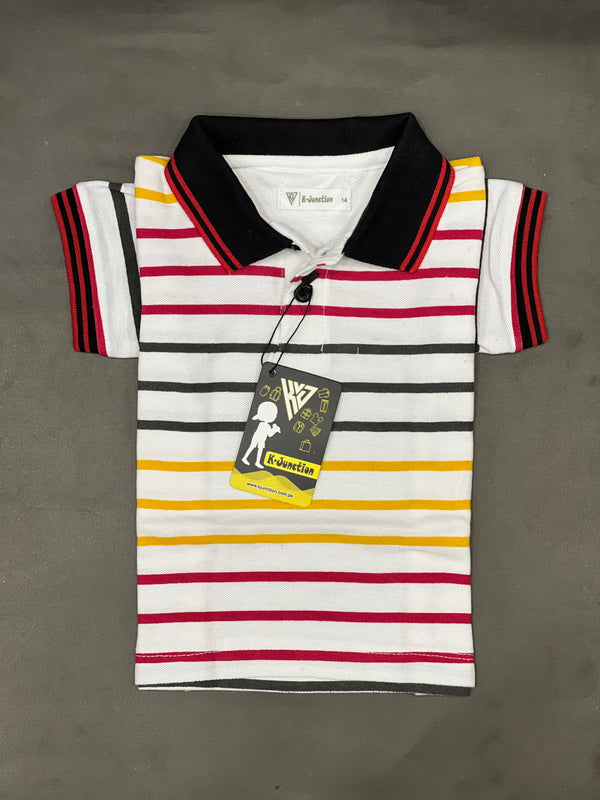 Kids Trendy Stripes Polo