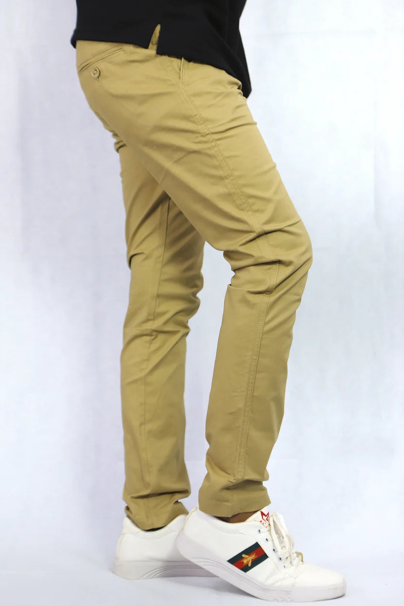 Premium Men's Slim Fit Cotton Chinos Pants