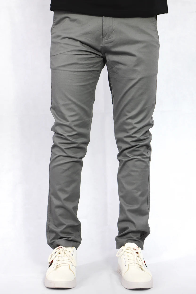Premium Men's Slim Fit Cotton Chinos Pants