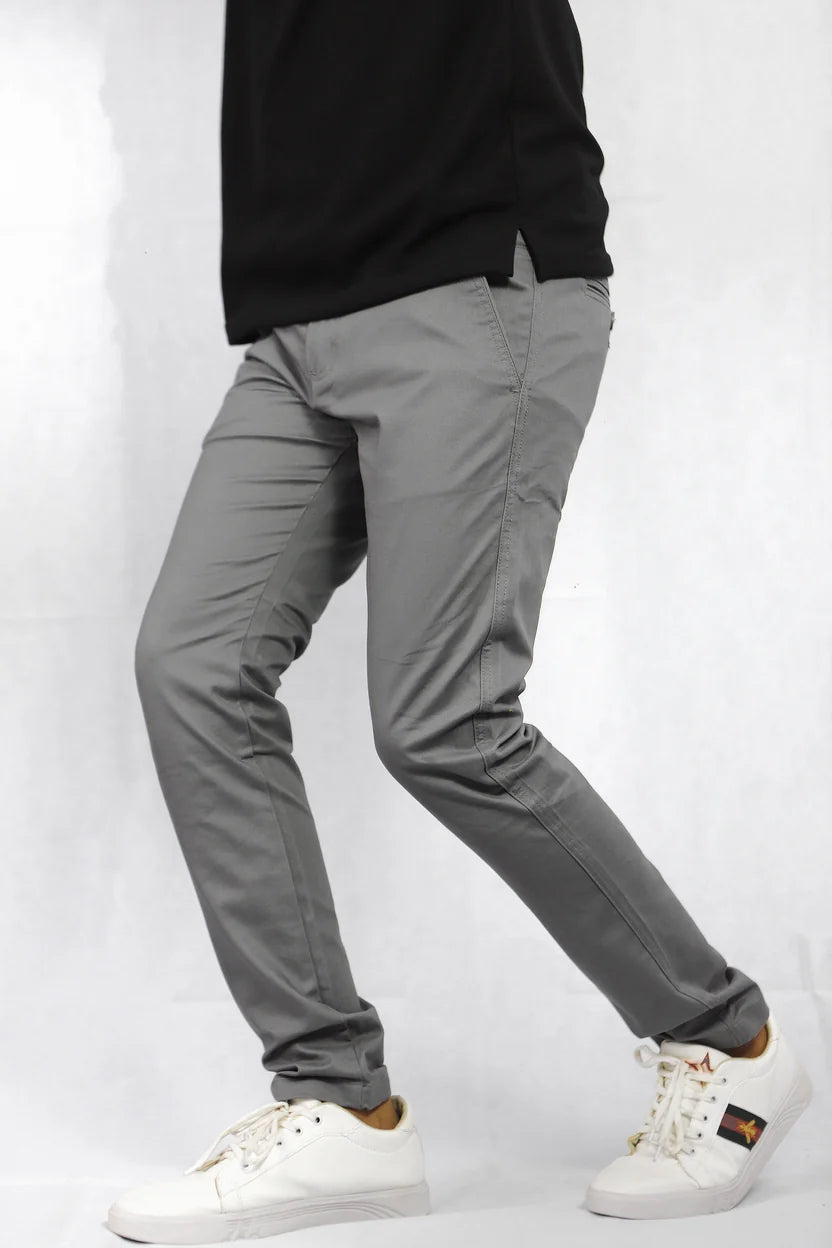 Premium Men's Slim Fit Cotton Chinos Pants