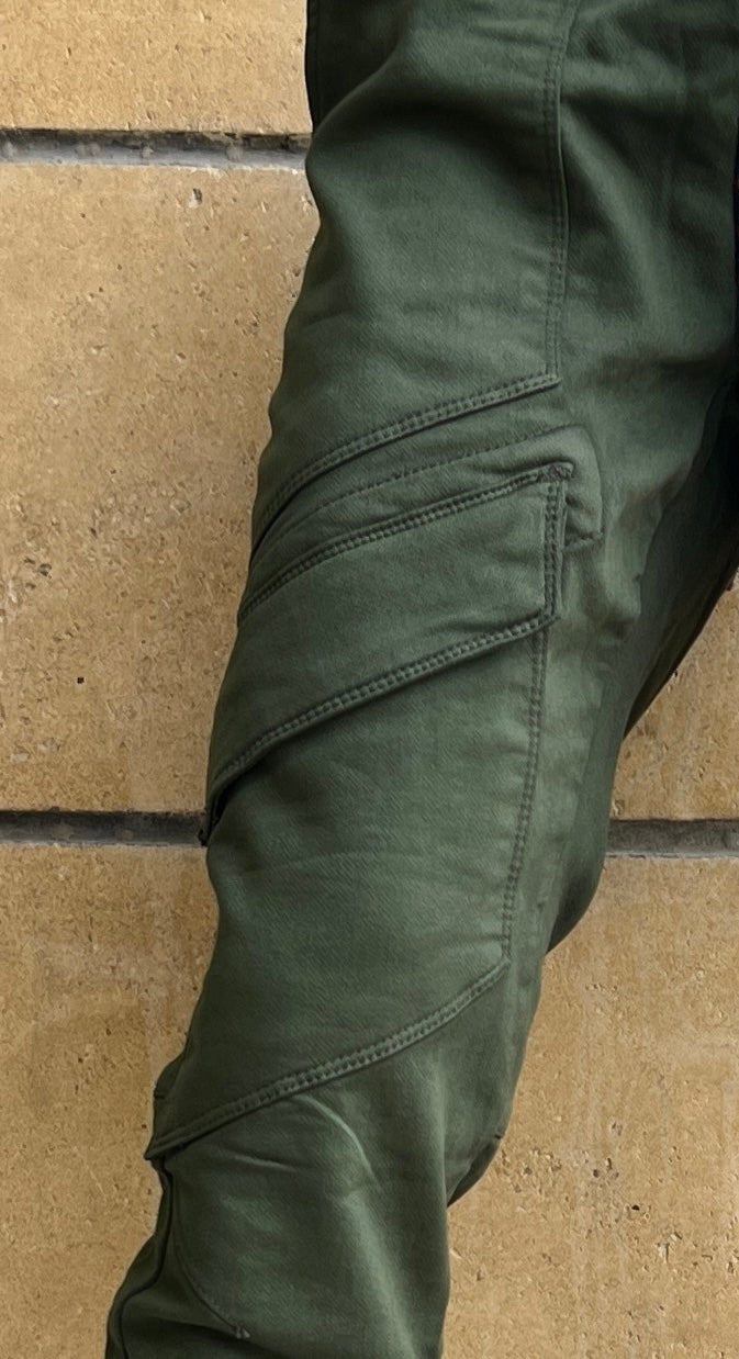 Premium Green Casual 6 pocket Cargo