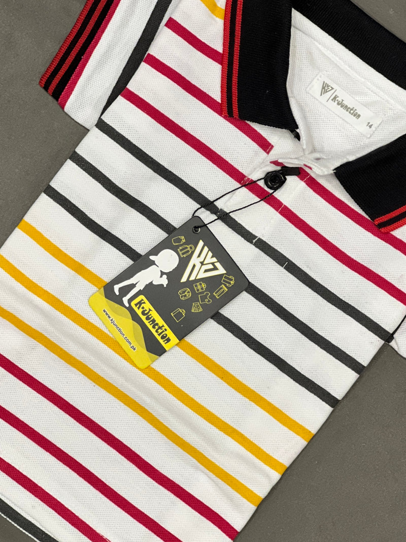 Kids Trendy Stripes Polo