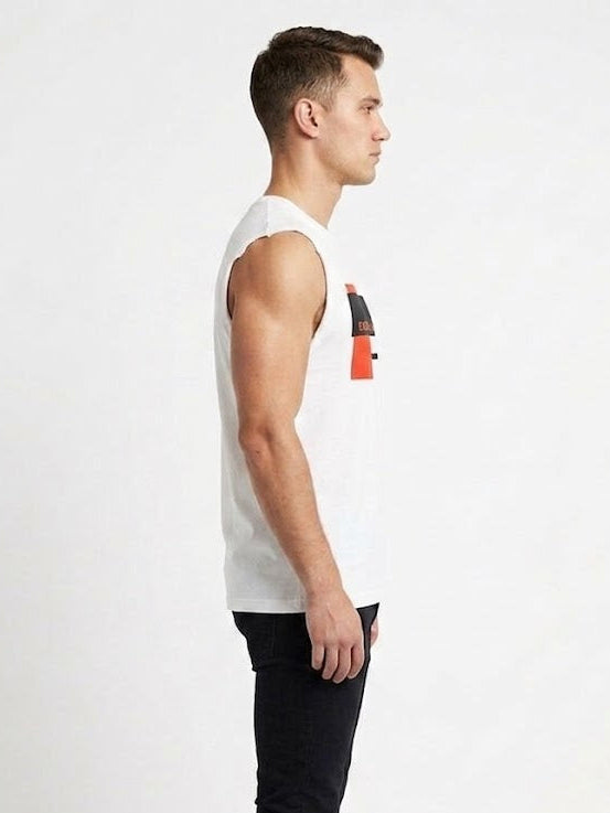 Men’s Muscle White Tank top sando