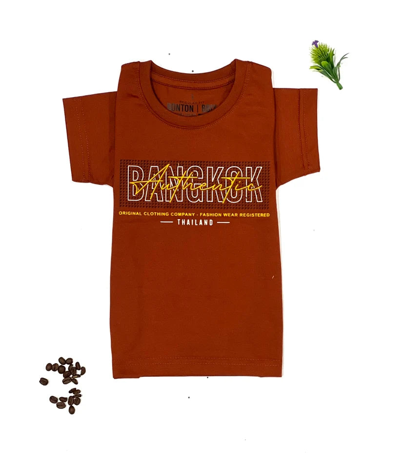 Boys Graphic Printed Cotton Tee