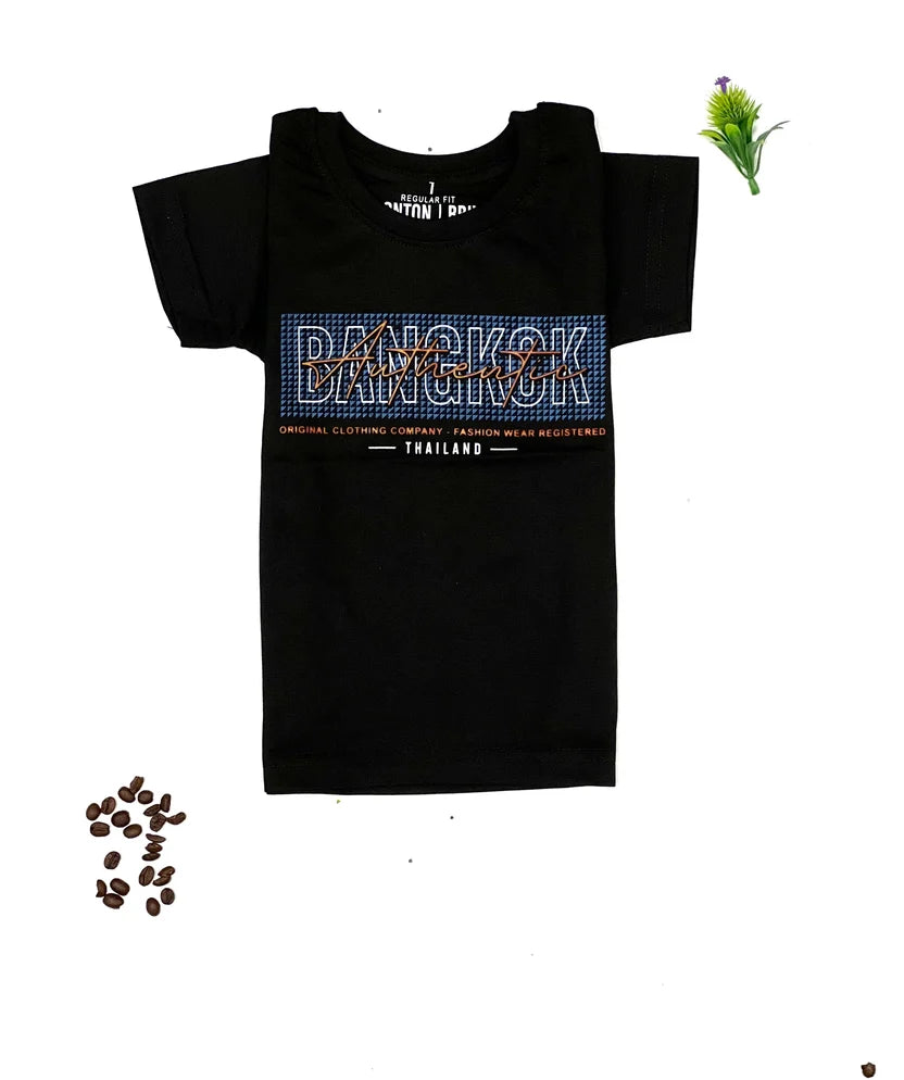 Boys Graphic Printed Cotton Tee
