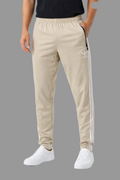 Imported Statement Side-Stripe Athletic Joggers