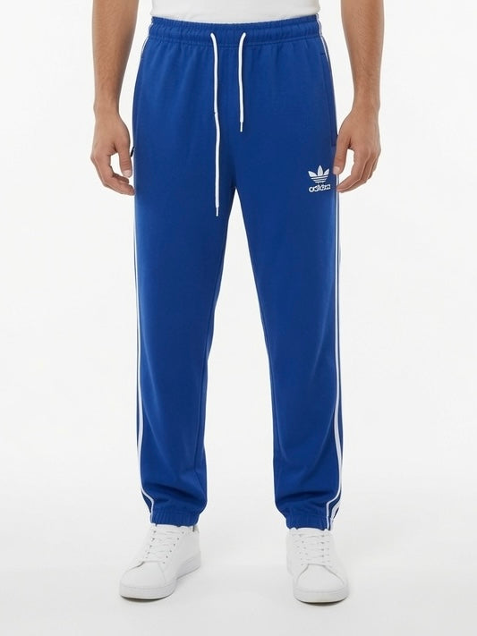 Athletic Sporty Trouser with White Side Stripes