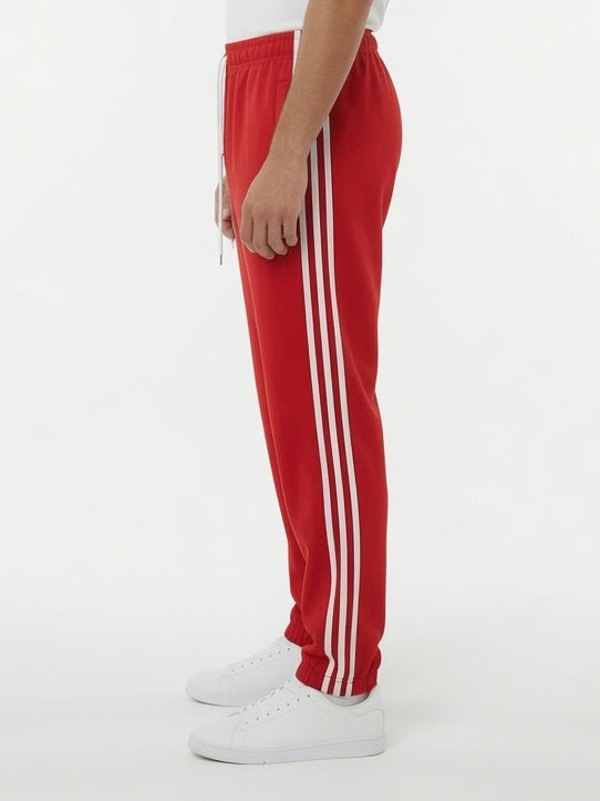 Athletic Sporty Trouser with White Side Stripes