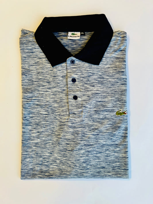 Plus Size Lacoste Gray Polo