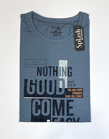 Blue Gray Oversized T shirt
