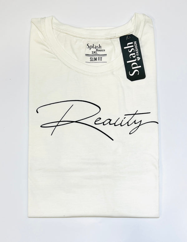 White Comfort Fit Big Size tee