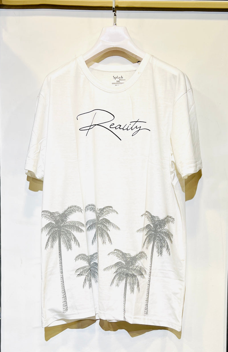 White Comfort Fit Big Size tee