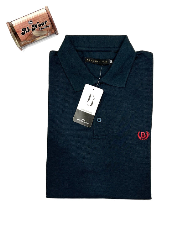 Classic Navy Blue Oversize Polo