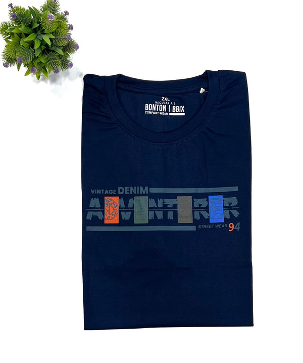 Big & Tall Navy Blue T shirt