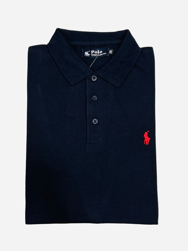 Trendy Navy Blue Big Size Polo