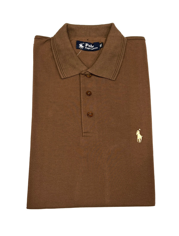 Big & Tall Brown Polo T shirt
