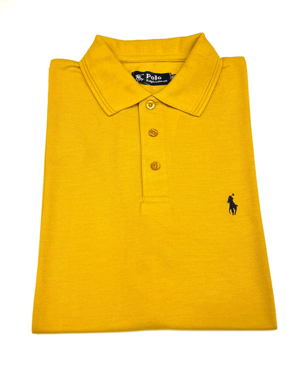 Man's Mustard Yellow Polo T shirt