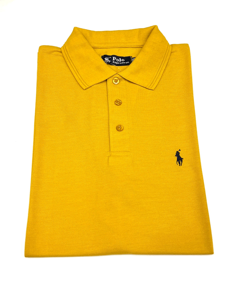 Man's Mustard Yellow Polo T shirt