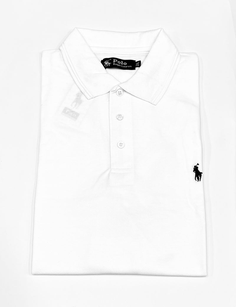 Classic White Free Size Polo T shirt