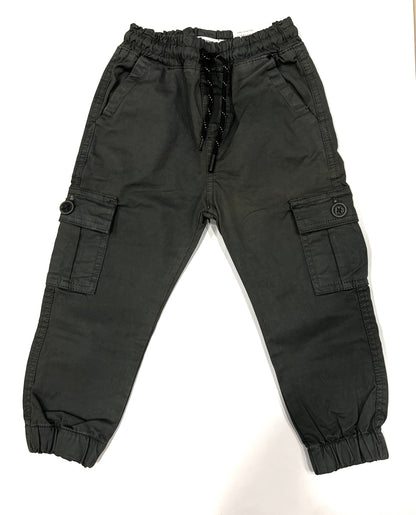 Stylish Gray 6 Pockets Cargo